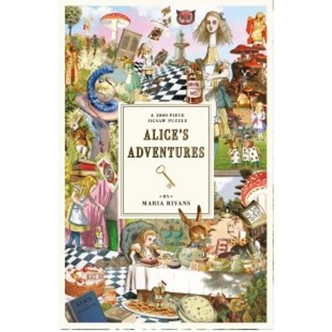 Alice's Adventures: A 1000-Piece Jigsaw Puzzle - Maria Rivans