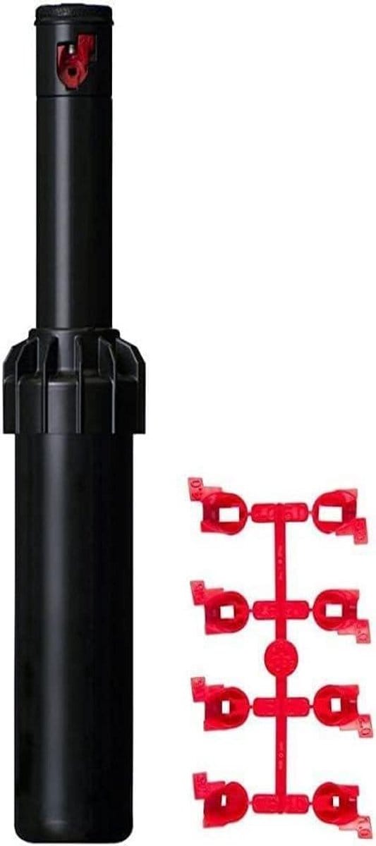 Pop-up sproeier - Gazon sproeier - Automatische bewatering - Instelbare hoek - Bereik 116m - Zwart