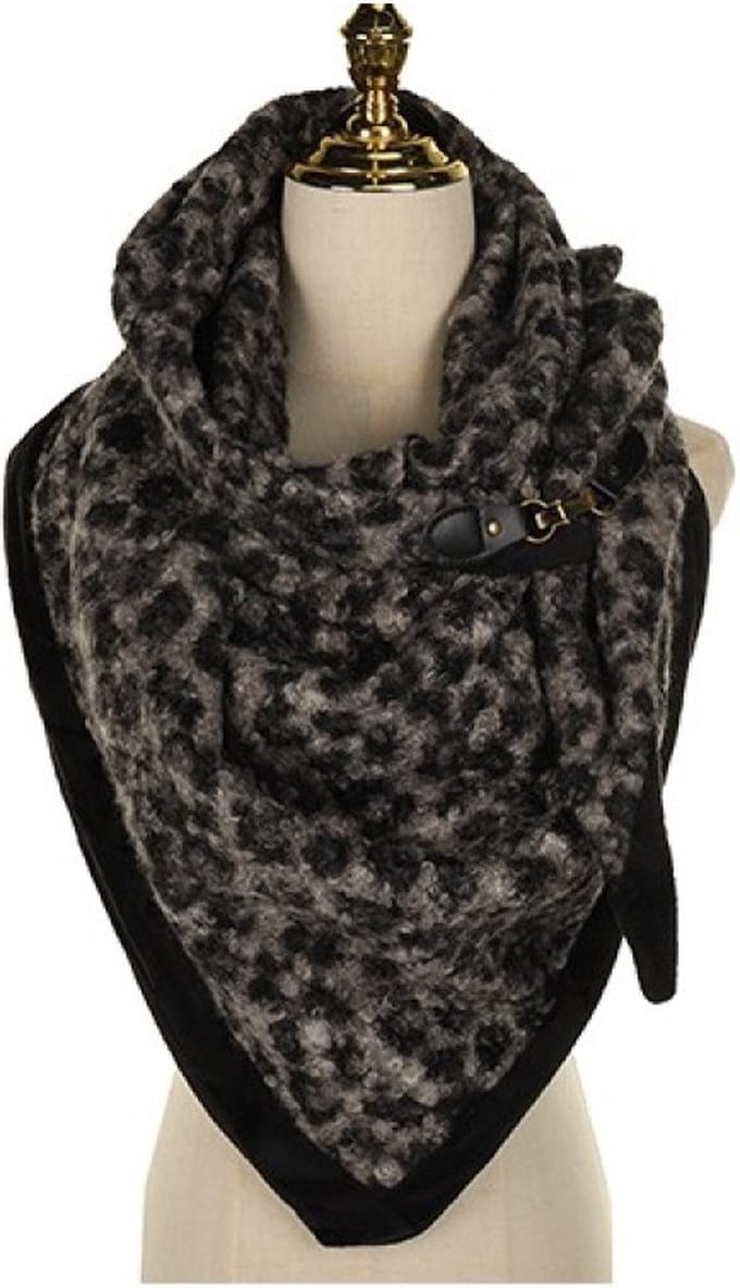 Omslagdoek/Vachtsjaal La Parva - Black Panter - Herfst/Winter