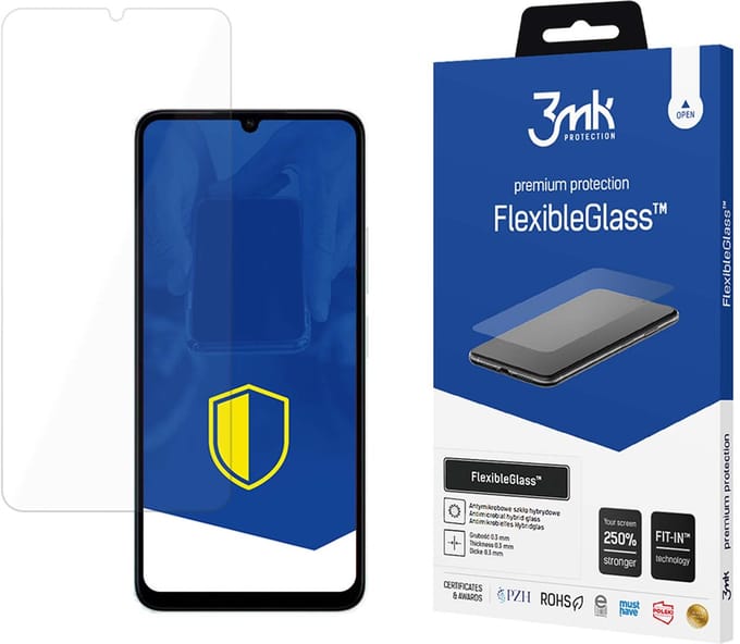 Hybride glas voor Poco C65 - 3mk FlexibleGlass
