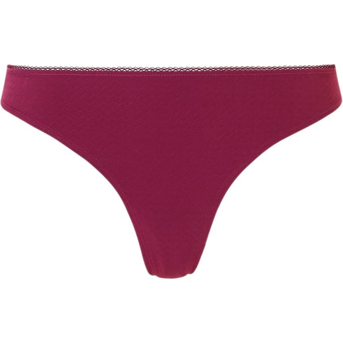 Livera Thong Zigzag Cassis Taglia: L | Biancheria intima Outlet | Donna