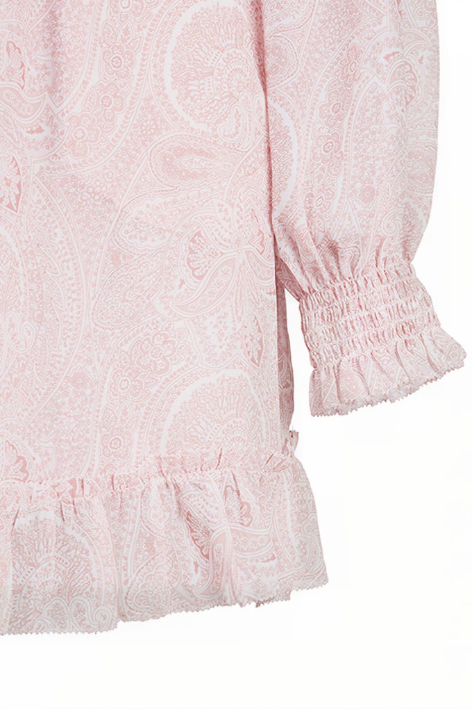 AllSaints Ellis Shahmina Plays Light Pink Taglia: 30 | Tute corte Outlet | Donna | Rosa
