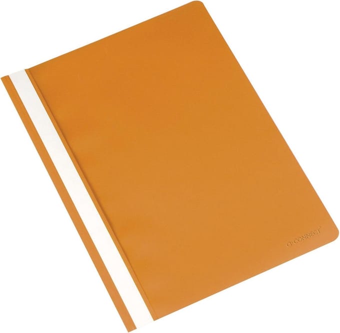 Q-CONNECT snelhechtmap, A4, oranje 25 stuks