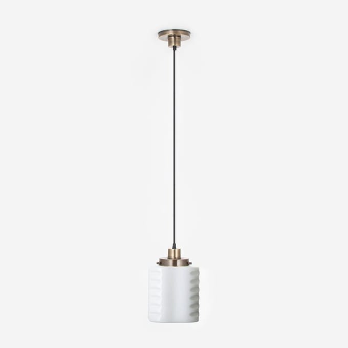 Hanglamp aan snoer De Klerk 20's Brons - Art Deco Trade