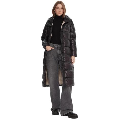 Lange jas in stiksels met logo-design model 'Adelaide'