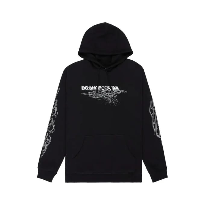 Hoodie DC Shoes Side Flame