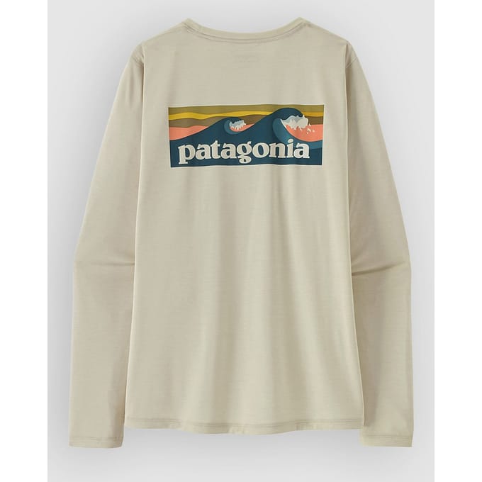 Patagonia Cap Cool Daily - Boardshort Logo Lycra met lange mouwen wit