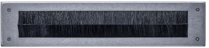 Intersteel Tochtwering rechthoekig 340x76mm rvs getrommeld