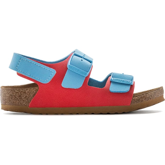 Nubuck kindersandalen Birkenstock Milano HL Birko-Flor