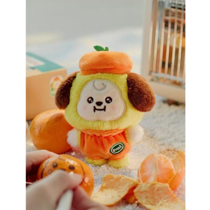 BT21 Baby Orange Party Kleine Pluche Poppen (7 Opties) CHIMMY beige