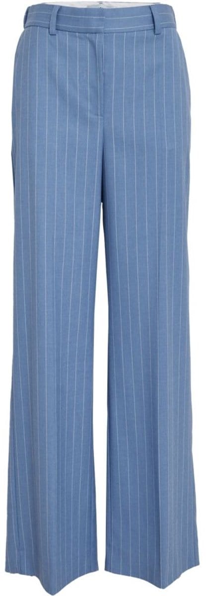 Minus Odelia Mid Waist Pant Skyway Blue Stripe