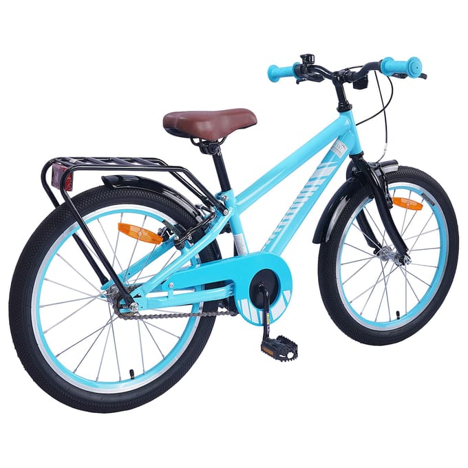 vidaXL - Kinderfiets - 18 - Inch - voor - 5-7 - jaar - oud - Lichtblauw