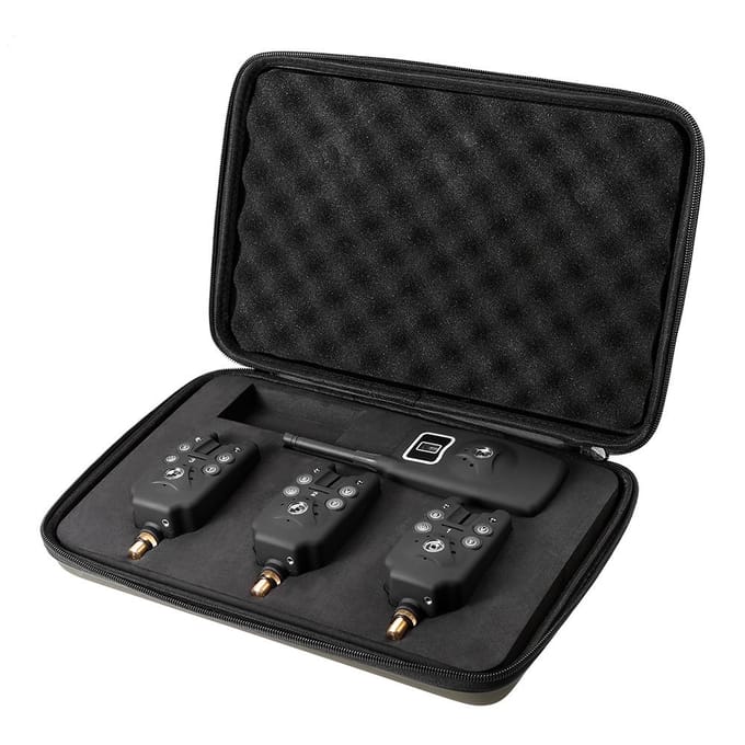 Lixada Draadloze Visbeetmelders Set Digitale Visalarmset LED Alarm Indicator Alert Bell JY-19