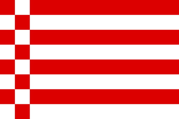 Vlag Vrije Hanzestad Bremen 100x150cm