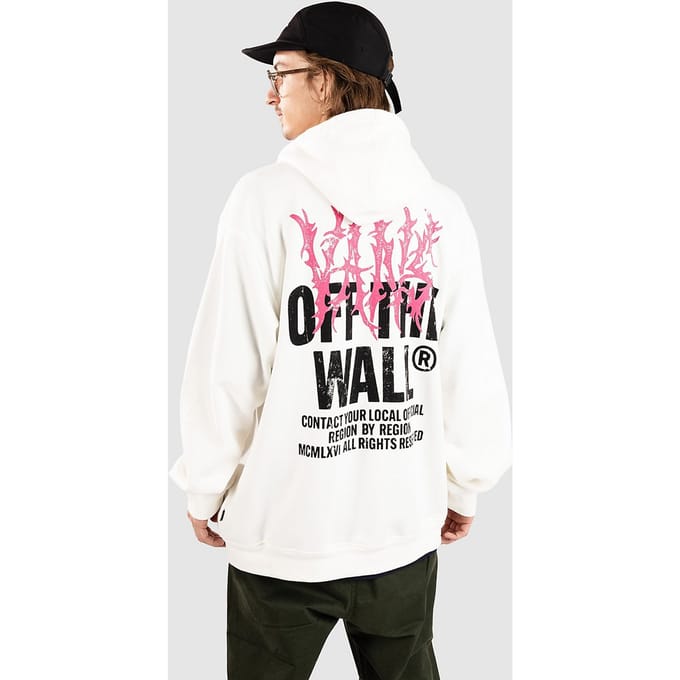 Vans Metal Wall Full Zip Hoodie wit