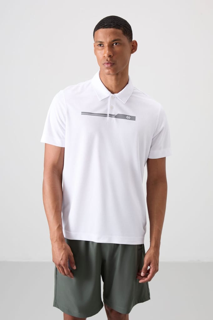 Heren Polo Kraag Knop T-shirt