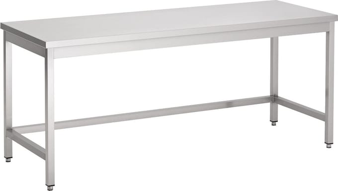 Werktafel | open onderstel | 70cm | RVS | Combisteel | 7812.0186