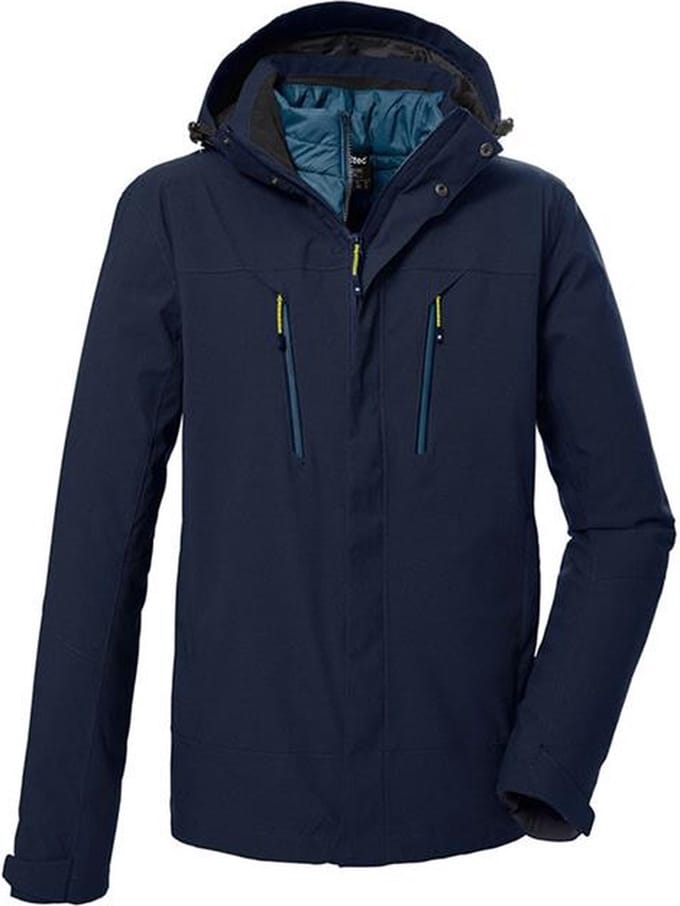 KILLTEC KOW 18 mannen winterjas navy - maat XXL