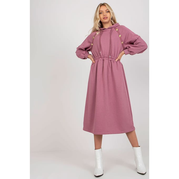 Urban Cozy Sweat Dress - Rosa / Einheitsgröße