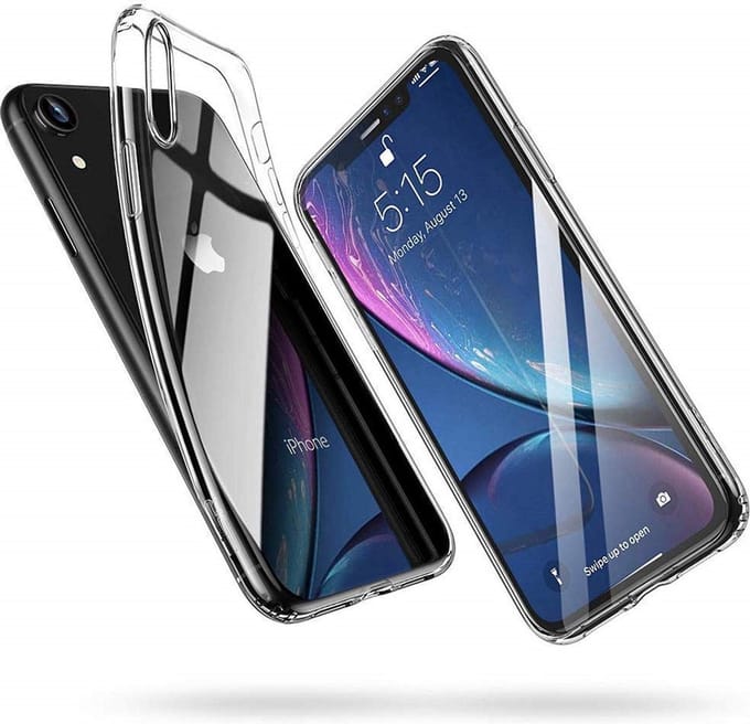 Soft TPU Transparant hoesje Silicone Case Geschikt voor: iPhone XR