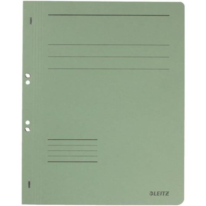 Leitz Cardboard Folder, A4, green, A4, Groen, 250 vel, 80 gsm, 238 mm, 305 mm