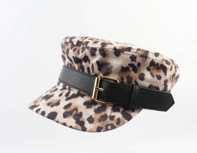 Dames Pet Dengweni  – Panterprint – Bruin maat S