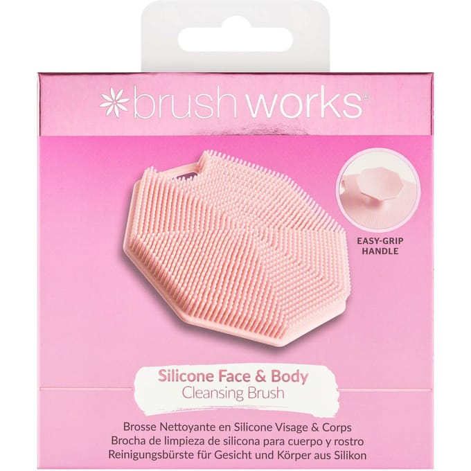 brushworks Silicone Face &amp; Body Cleansing Brush 1 st