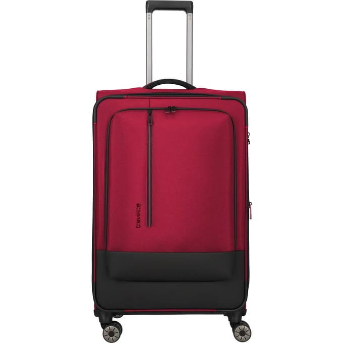 Travelite Crosslite Koffer 4 Wiel 77cm Rood - Zachte koffers