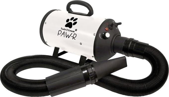 Tools-2-Groom Paw-R Waterblazer Volledig Regelbaar Wit