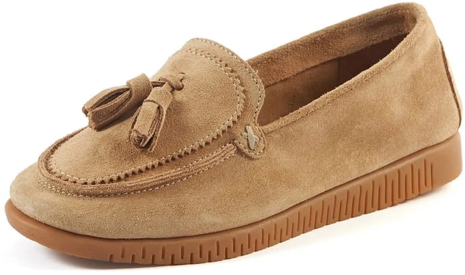 Mocassins met brede neus H - model Anita