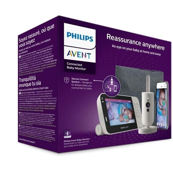 Vidéo moniteur connecté - PHILIPS AVENT - SCD953/26 - Silkwhite wit