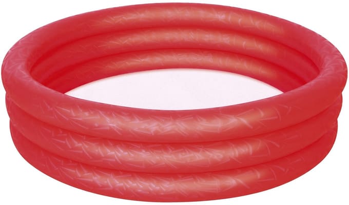 Opblaaszwembad 122 x 25 cm Bestway 51025 - rood