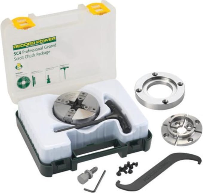 Record Power 62063 SC4 chuck zonder adaptor
