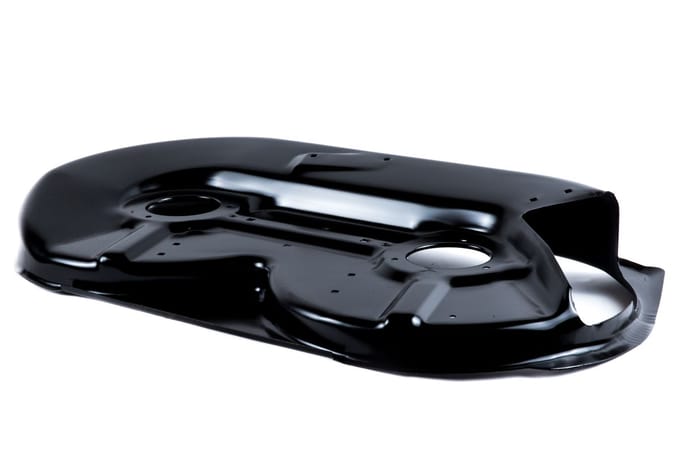 Lower chute for 46" bagger