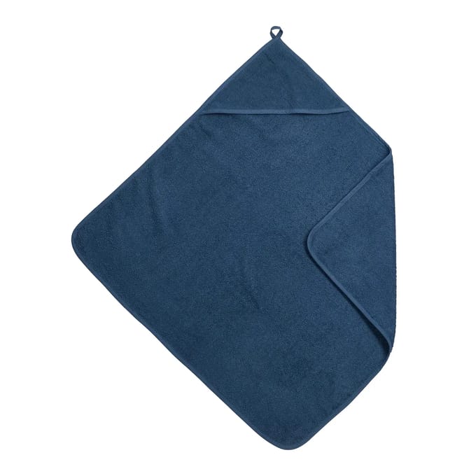 Meyco Baby Uni Badcape - Badstof - Indigo - 75x75cm