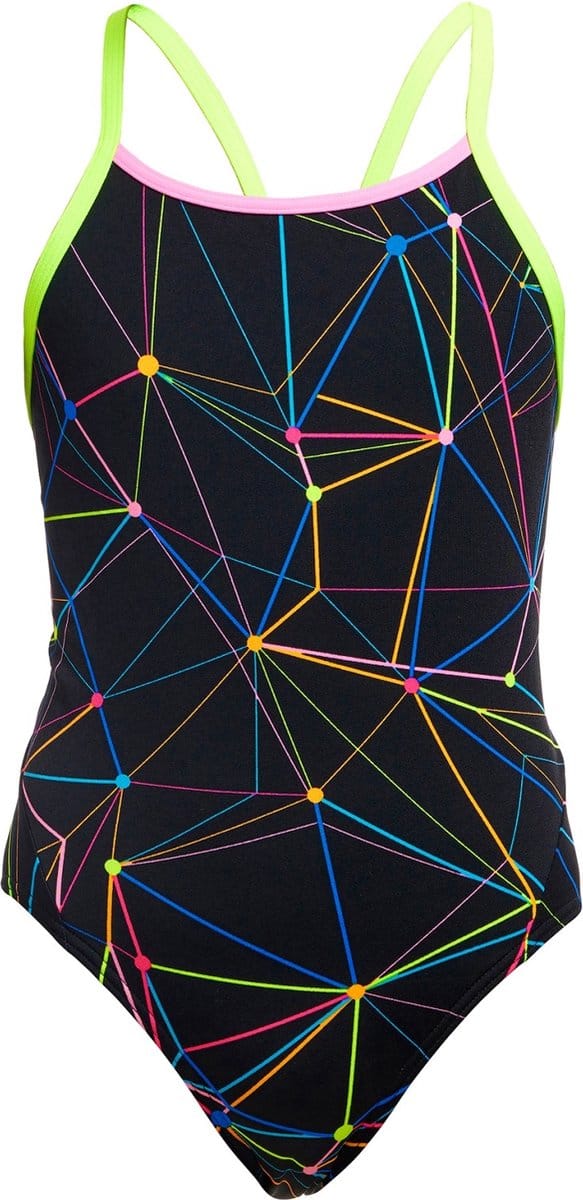 Star Sign Diamond back one piece - Meisjes | Funkita | Maat 128
