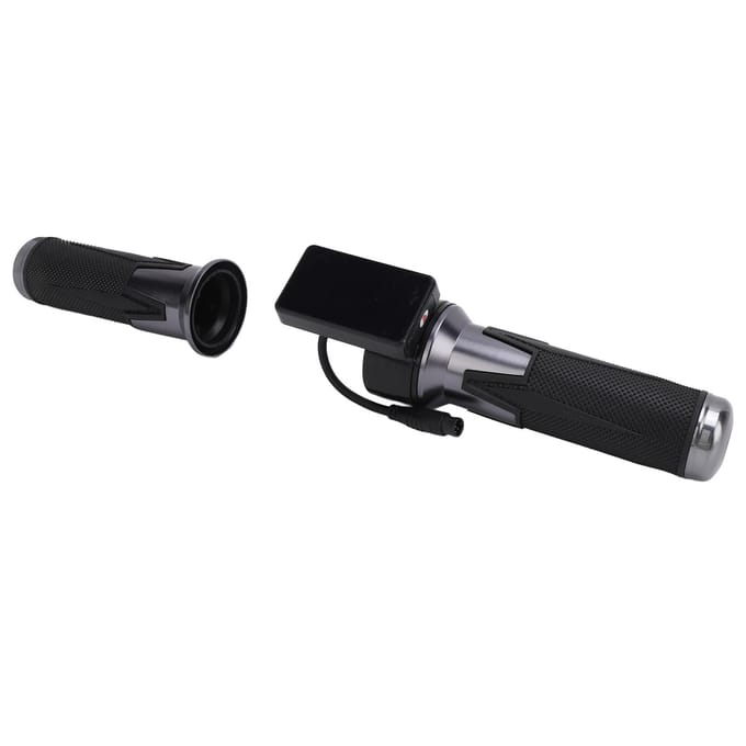 Elektrische Scooter Gashendel 48V Mg Legering Draaigashendel met Display 6 Pins Waterdicht black