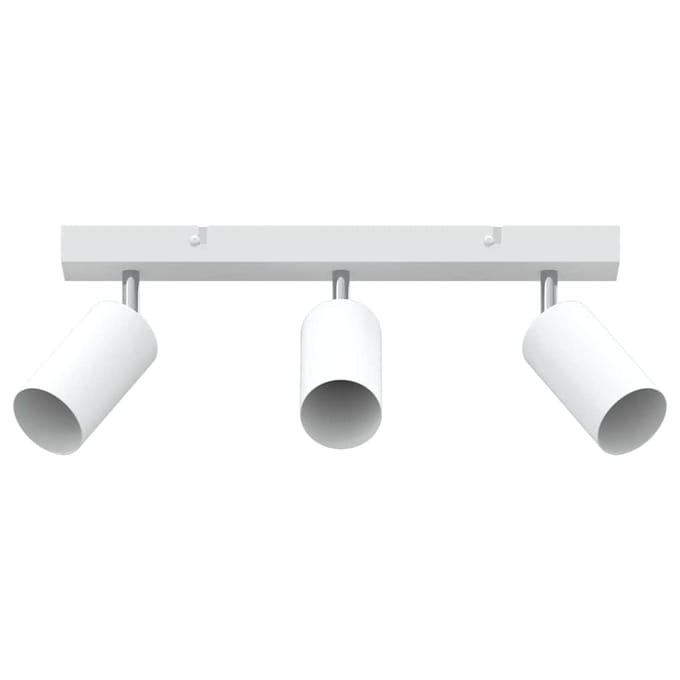 vidaXL Plafondspot met schijnwerpers Wit 38 x 6 x 16 cm Metaal