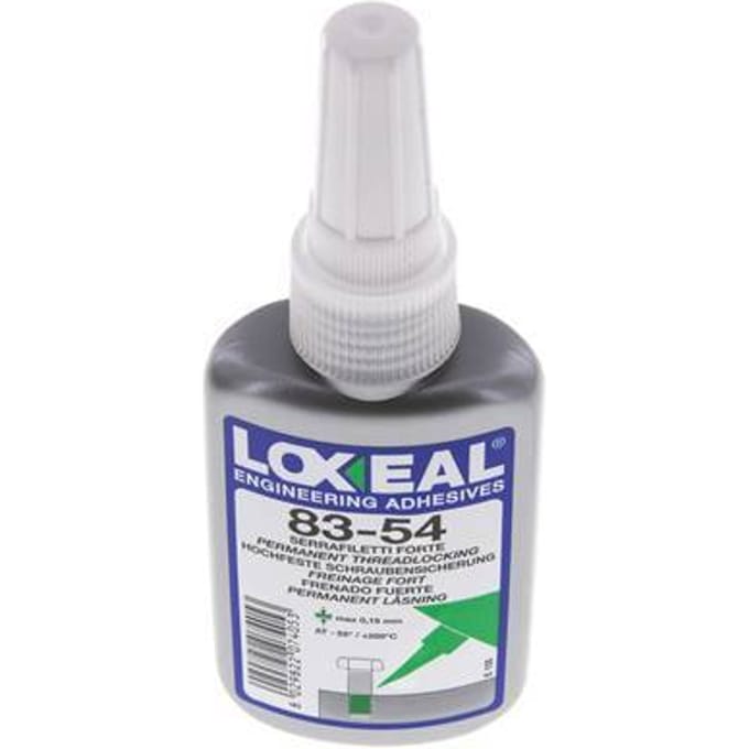 Loxeal Hoge Sterkte Schroefdraad Borger 50ml M 25 Max. Draadmaat 200 DegC Max Temp.
