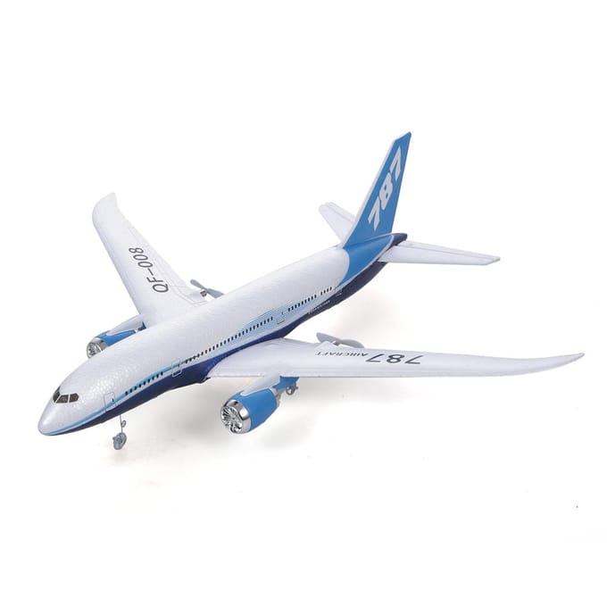 Boeing 787 3CH RC 2.4G RC Avion RTF à voilure fixe Radiocommandé blanc