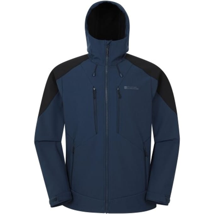 Mountain Warehouse Heren Radius gerecyclede softshell jas (Kobalt)