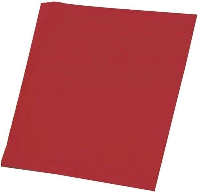 100 vellen rood A4 hobby papier