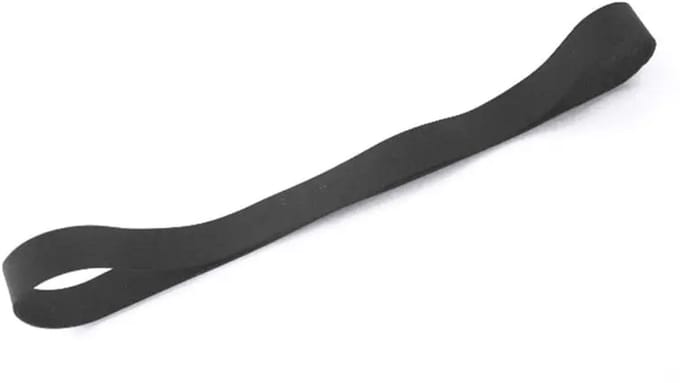 Platte spanrubbers – 320 mm – zwart