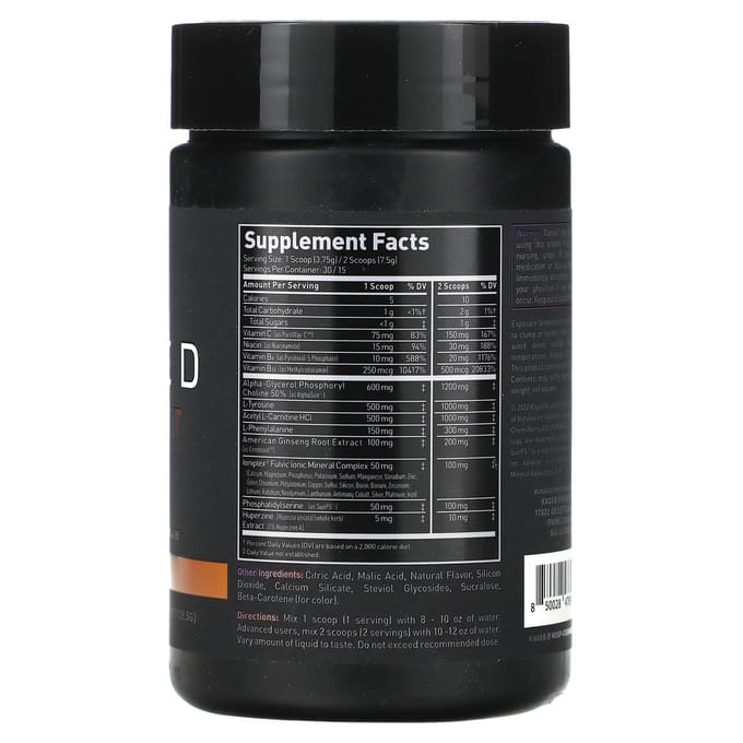Kaged, Mindset, Sinaasappel Mango, 3.97 oz (112,5 g)