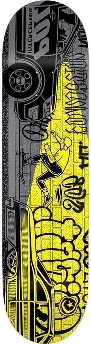Skateboard Deck - Onderdeel - Street Tricks - Extra Breed - 8.5 Inch - Natuurlijk