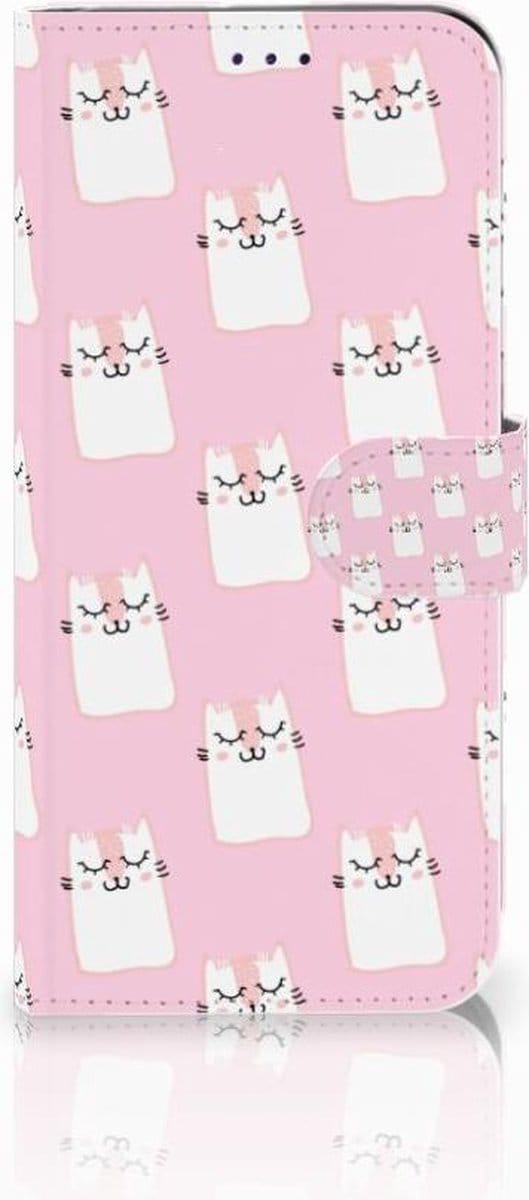 Samsung Galaxy A50 Telefoonhoesje met Pasjes Sleeping Cats