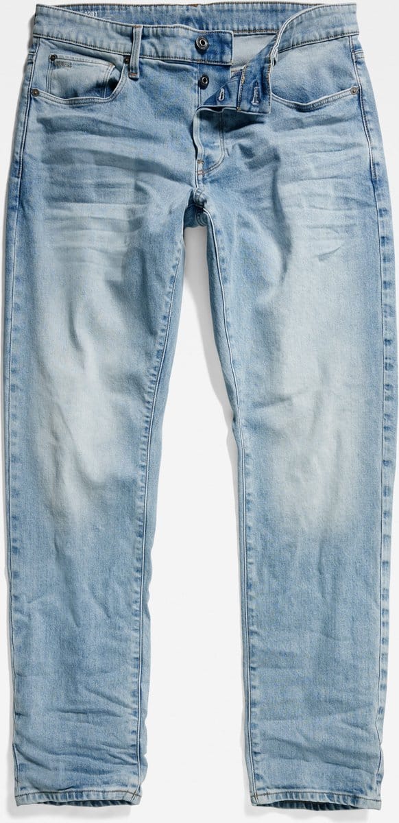 G-Star Raw 3301 Regular Tapered Jeans Heren - Broek - Lichtblauw - Maat 30/32