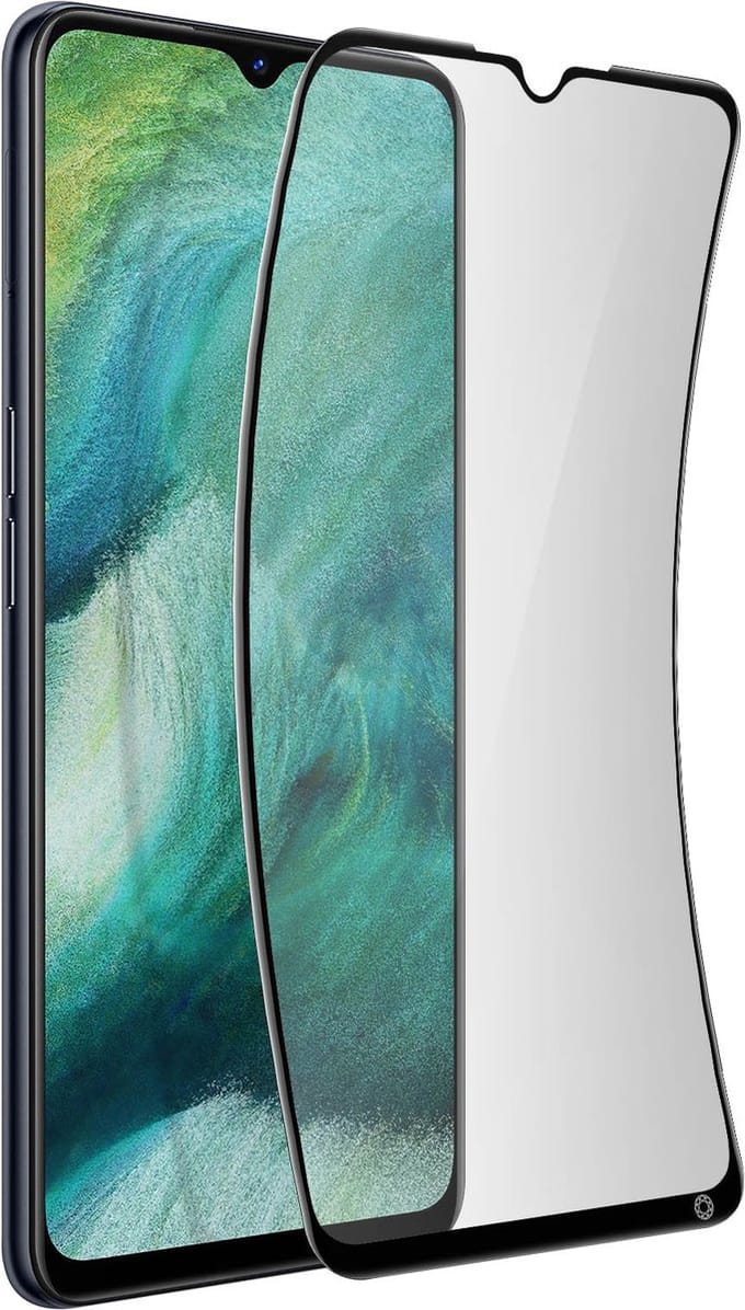 Force Case, Screenprotector geschikt voor Oppo Find X2 Lite - Oleophobic 2.5D (incl. Antistatic Adhesive), Transparant zwart