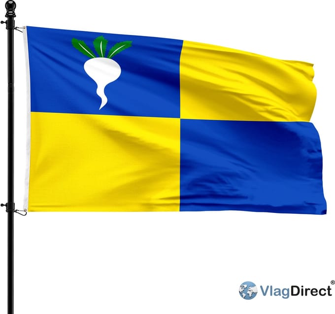 Gemeente Sint-Gillis-Waas vlag - 90 x 150 cm.