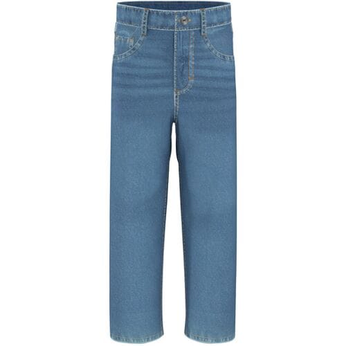 LUPILU Kinder jeans - Relaxed fit (Blauw, 128)
